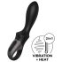 Satisfyer Heat Climax - šildantis analinis vibratorius (juodas)