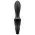 Satisfyer Heat Climax - šildantis analinis vibratorius (juodas)