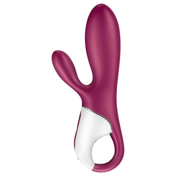 Satisfyer Hot Bunny - klitorio vibratorius su karščiavimo funkcija - raudonas