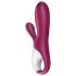 Satisfyer Hot Bunny - klitorio vibratorius su karščiavimo funkcija - raudonas