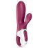 Satisfyer Hot Bunny - klitorio vibratorius su karščiavimo funkcija - raudonas