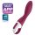 Satisfyer Heated Thrill - išmanusis šildantis vibratorius (raudonas)