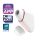 Satisfyer Love Triangle - protingas oro bangų klitorio stimuliatorius (baltas)