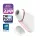 Satisfyer Love Triangle - klitorinis stimuliatorius su oro bangomis - baltas