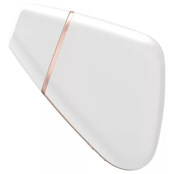 Satisfyer Love Triangle - klitorinis stimuliatorius su oro bangomis - baltas