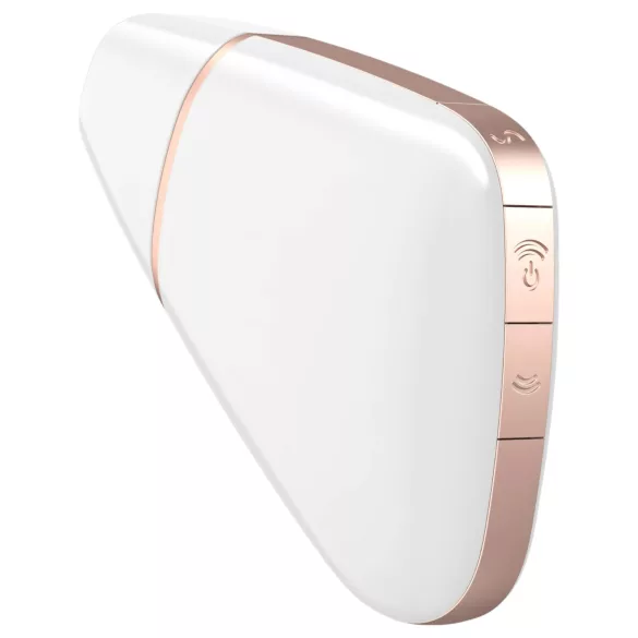 Satisfyer Love Triangle - klitorinis stimuliatorius su oro bangomis - baltas