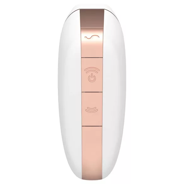 Satisfyer Love Triangle - klitorinis stimuliatorius su oro bangomis - baltas
