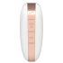 Satisfyer Love Triangle - protingas oro bangų klitorio stimuliatorius (baltas)