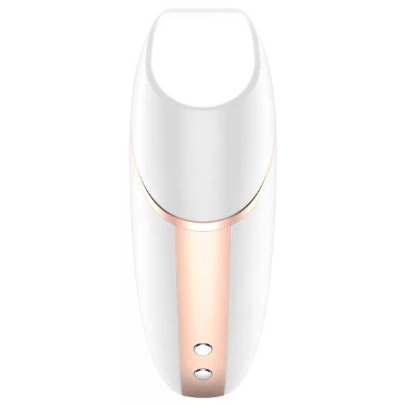 Satisfyer Love Triangle - klitorinis stimuliatorius su oro bangomis - baltas