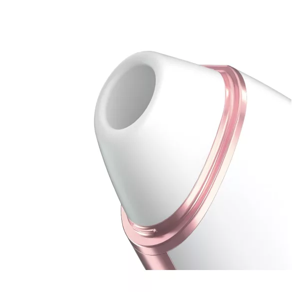 Satisfyer Love Triangle - klitorinis stimuliatorius su oro bangomis - baltas