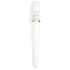 Satisfyer Double Wand-er - išmanus baltas masažuoklis vibratorius