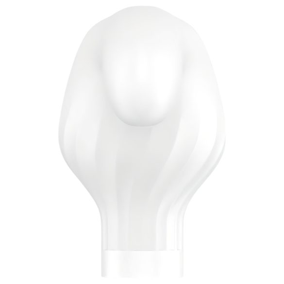 Satisfyer Double Wand-er - išmanus masažuojantis vibratorius (baltas)