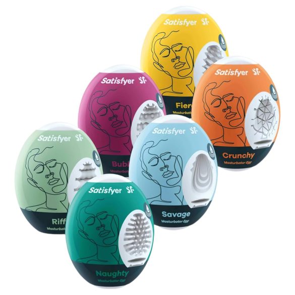 Satisfyer Kiaušinių Rinkinys - masturbavimo rinkinys (6 vnt.)