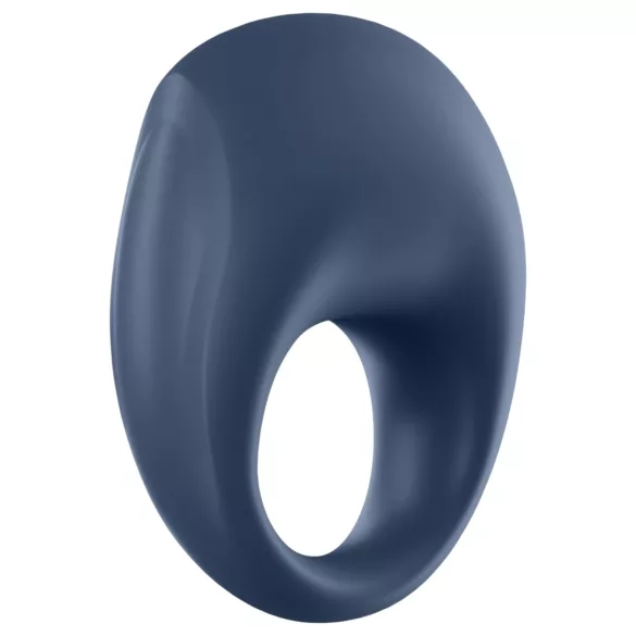 Satisfyer Strong One - programėle valdoma vibruojanti penio žiedas vyrams (mėlynas)
