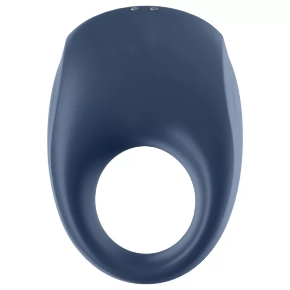 Satisfyer Strong One - programėle valdoma vibruojanti penio žiedas vyrams (mėlynas)