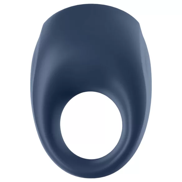 Satisfyer Strong One - programėle valdoma vibruojanti penio žiedas vyrams (mėlynas)