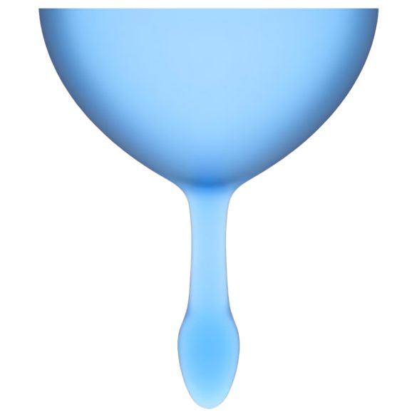 Satisfyer Feel Good - menstruacinė taurelė rinkinys - mėlyna - 2 vnt