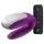Satisfyer Double Fun - programėle valdomas porų vibratorius (violetinis)
