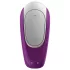 Satisfyer Double Fun - programėle valdomas porų vibratorius (violetinis)