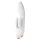 Satisfyer Double Flex - programėle valdomas klitorio vibratorius su lankstomais atšakomis (baltas)