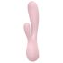 Satisfyer Mono Flex - išmanus atsparus vandeniui vibratorius (rožinis)