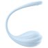 Satisfyer Smooth Petal - išmanus vibracinis kiaušinėlis (mėlynas)
