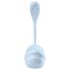 Satisfyer Smooth Petal - išmanus vibracinis kiaušinėlis (mėlynas)