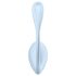 Satisfyer Smooth Petal - išmanus vibracinis kiaušinėlis (mėlynas)