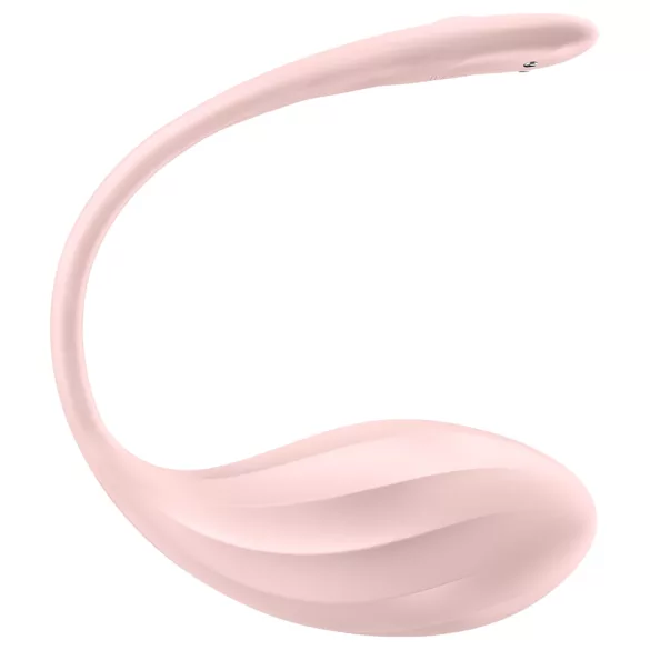 Satisfyer Ribbed Petal - vibruojantis kiaušinėlis su nuotoliniu valdymu