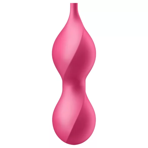 Satisfyer Love Birds 2 - programėle valdoma vibruojanti geišos kamuoliukas (rožinis)