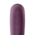 Satisfyer Dual Kiss - 2in1, vaginalinis ir klitorio vibratorius (purpurinis)