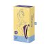 Satisfyer Dual Kiss - 2in1, vaginalinis ir klitorio vibratorius (purpurinis)