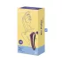 Satisfyer Dual Kiss - 2in1 vibratorius klitoriui ir makščiai - violetinis