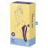Satisfyer Dual Kiss - 2 in 1 makšties ir klitorio vibratorius (violetinis)