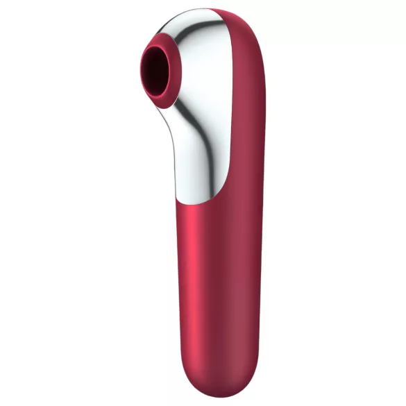 Satisfyer Dual Love - klitorio ir makšties vibratorius - raudonas