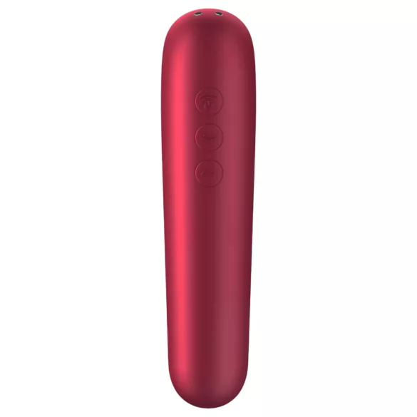 Satisfyer Dual Love - klitorio ir makšties vibratorius - raudonas