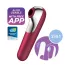 Satisfyer Dual Love - klitorio ir makšties vibratorius - raudonas