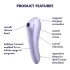 Satisfyer Dual Pleasure - išmanus 2in1 klitorio ir G taško vibratorius
