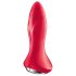 Satisfyer Rotator Plug 1 - perlinis analinis vibratorius (raudonas)