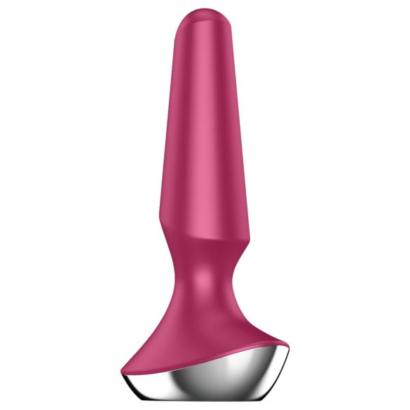 Satisfyer Plug-ilicious 2 - išmanusis analinis vibratorius (raudona)
