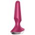 Satisfyer Plug-ilicious 2 - išmanusis analinis vibratorius (raudona)