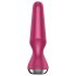 Satisfyer Plug-ilicious 2 - išmanusis analinis vibratorius (raudona)