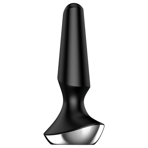 Satisfyer Plug-ilicious 2 - išmanus analinis vibratorius (juodas)
