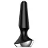 „Satisfyer Plug-ilicious 2“ - programėle valdomas analinis vibratorius (juodas)