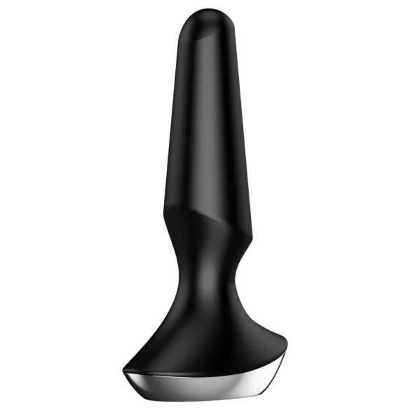 „Satisfyer Plug-ilicious 2“ - programėle valdomas analinis vibratorius (juodas)