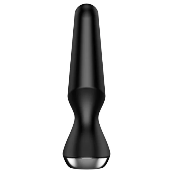 „Satisfyer Plug-ilicious 2“ - programėle valdomas analinis vibratorius (juodas)