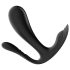Satisfyer Top Secret Plus - išmanusis 3 šakų vibratorius (juodas)