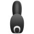 Satisfyer Top Secret Plus - išmanusis 3 šakų vibratorius (juodas)