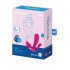 Satisfyer Top Secret Plus - išmanus 3 dalių vibratorius (rožinis)