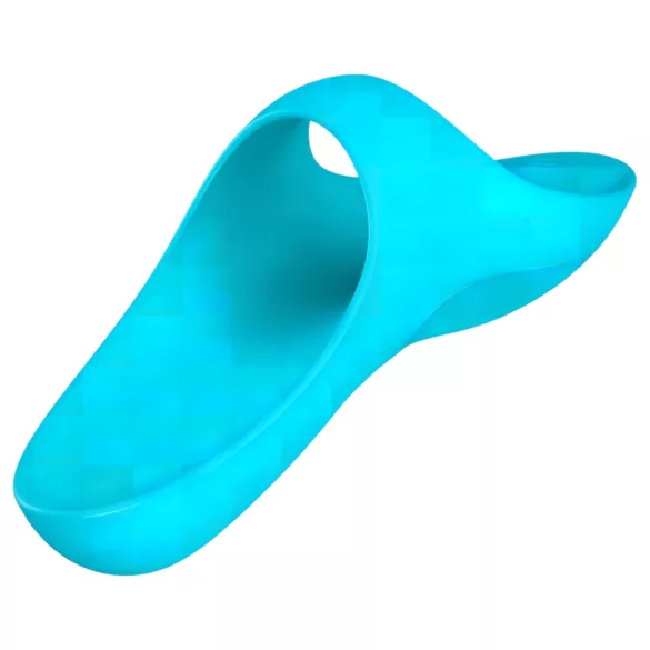 Satisfyer Teaser - piršto vibratorius - įkraunamas, vandeniui atsparus, žydras